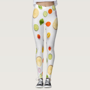 Geschmackvoller Salat auf Ihrem Leggings