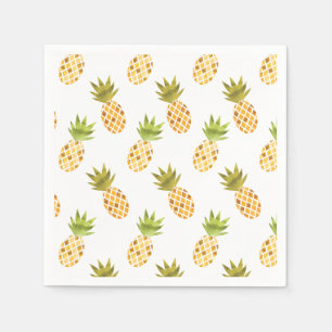 Geschmackvolles tropisches Ananas-Muster Serviette