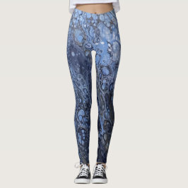 Geschmolzene Crayon-Serie - Acrylpour, entwickelt Leggings