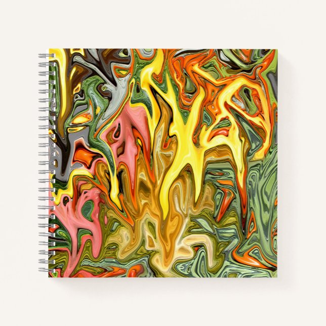 Geschmolzene Ernte... Notizbuch (Vorderseite)