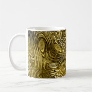 Geschmolzene "Gold"-Tasse Kaffeetasse