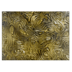 Geschmolzene Schneidplatte "Gold" Schneidebrett