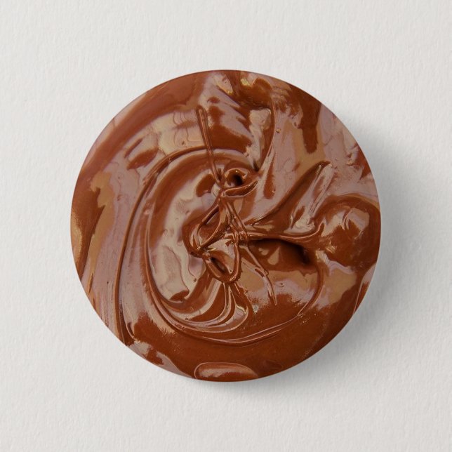 Geschmolzene Schokoladentextur Button (Vorderseite)