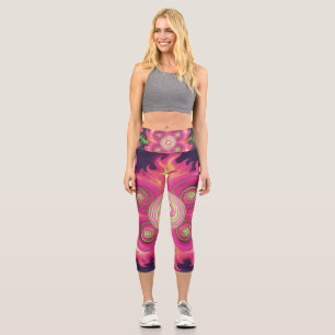 Geschmolzene Süßigkeiten Capri Leggings