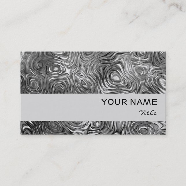 Geschmolzene Visitenkarte (Vorderseite)