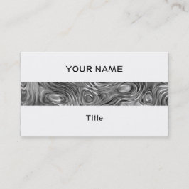 Geschmolzene Visitenkartenstreifen, weiß Visitenkarte