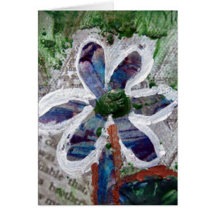 Geschmolzener Crayon-Blumendesign