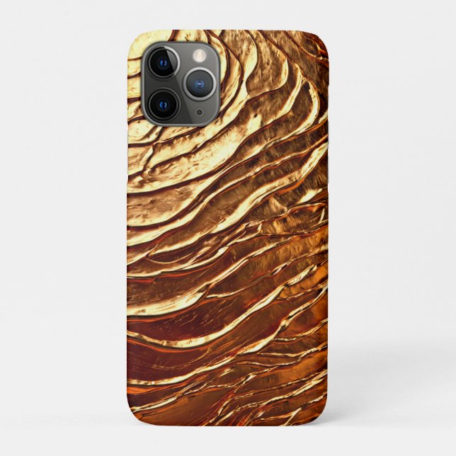 Geschmolzenes Gold Case-Mate iPhone Hülle (Rückseite)