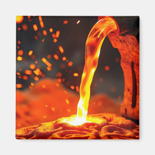 geschmolzenes Metall Magnet