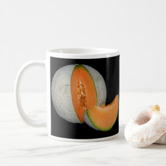 Geschnittene Kantalupen-Melone Kaffeetasse