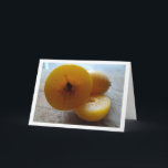 geschnittenes Loquat Karte<br><div class="desc">Sliced Loquat Fruit Grußkarte. Sie können dieses Produkt ganz einfach kostenlos anpassen,  wenn Sie Text hinzufügen oder die Farbe des Hintergrunds ändern möchten.</div>