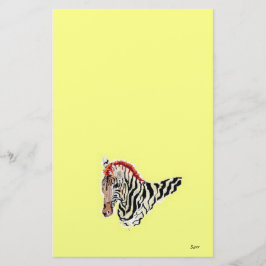 Geschosse / Zebra Briefpapier