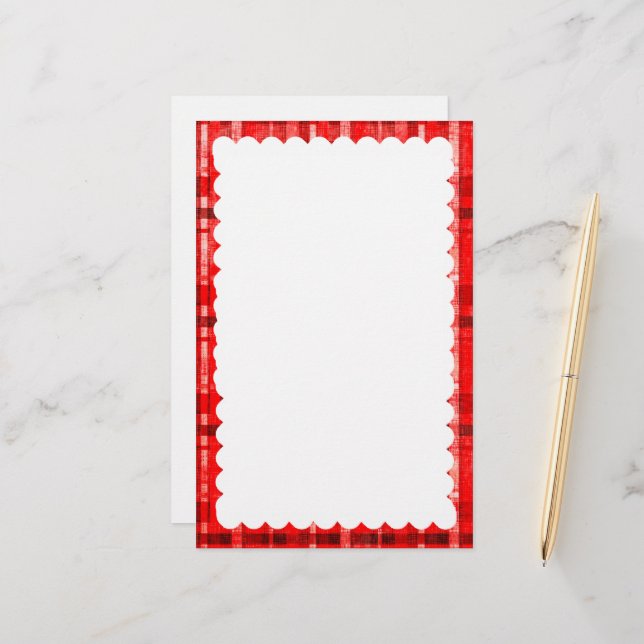 geschossenes Grenzpapier Briefpapier (Vorderseite/Rückseite Beispiel)