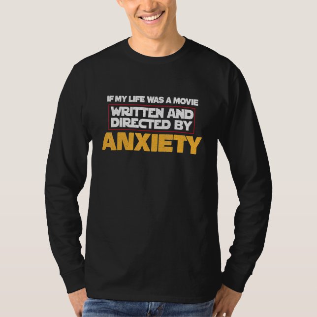 Geschrieben und geleitet von ängstlich lustigen ps T-Shirt (Vorderseite)
