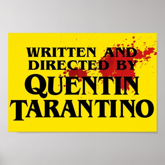 Geschrieben und geleitet von Quentin Taran Poster (Vorne)