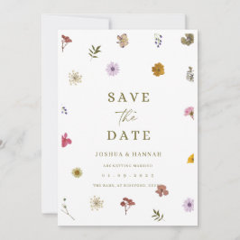 Geschriebene Blume Save the Date