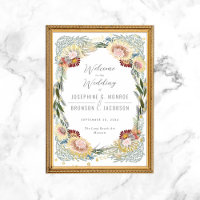 Geschriebenes Florals Einzigartiges Hochzeitswillk