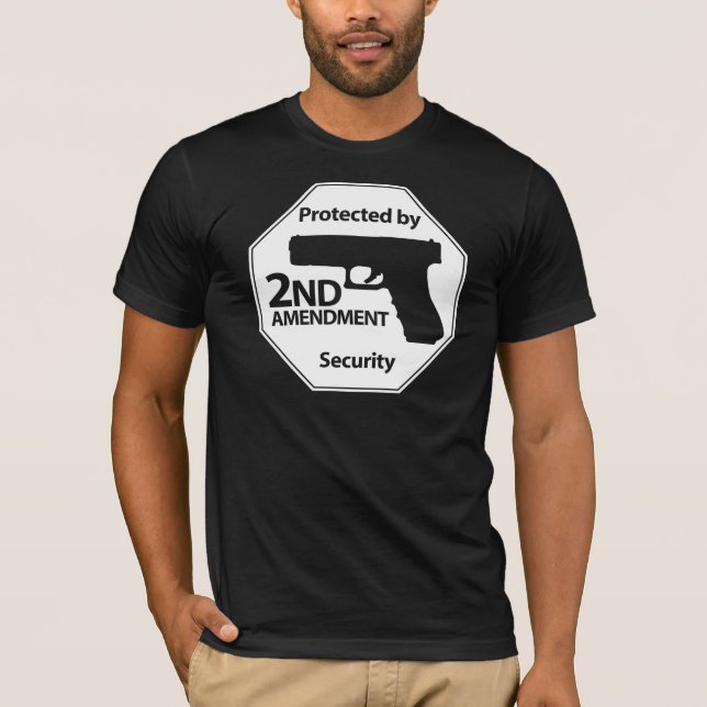Geschützt durch 2. Änderung T-Shirt (Vorderseite)