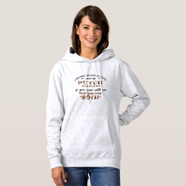 Geschützt durch niederländischen Schäfer Hoodie (Vorne ganz)