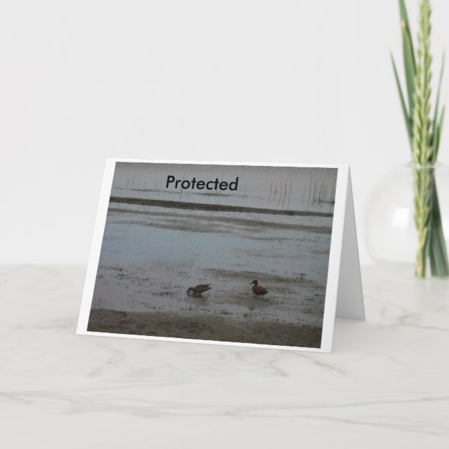 Geschützt Karte (Vorderseite)