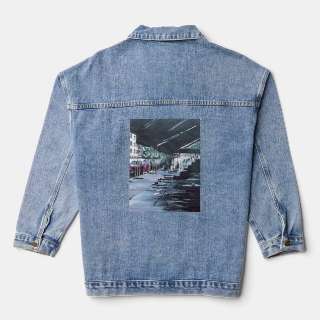 Geschützt von Mid Morning Sun Jeansjacke (Rückseite)