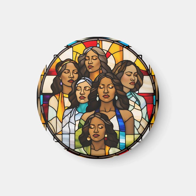 Geschützte Decken und verklebte Glasträume Magnet (Vorne)