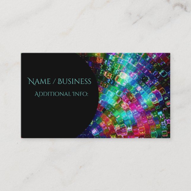 Geschützte Glass Spiral Business Card 5 Visitenkarte (Vorderseite)