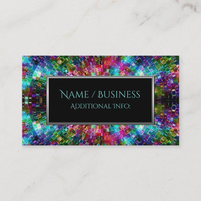 Geschützte Glass Spiral Business Card 6 Visitenkarte (Vorderseite)