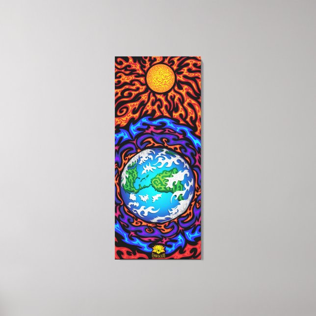 Geschützte Leinwand (Vorderseite)