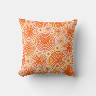 Geschützte Räder - orange und gold Kissen