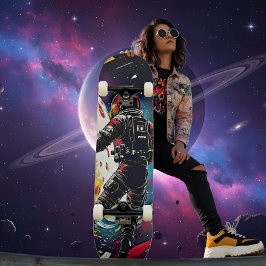 Geschützte Realität - Astronaut Artistic Skateboard
