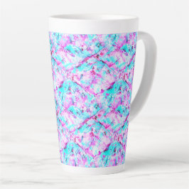 Geschütztes Blossom Ein farbenfroher Lichtdesign Milchtasse