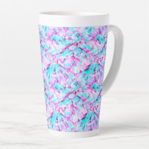 Geschütztes Blossom Ein farbenfroher Lichtdesign Milchtasse