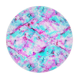 Geschütztes Blossom Ein farbenfroher Lichtdesign Schneidebrett