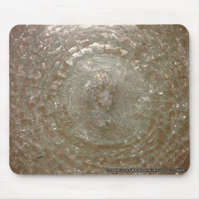 Geschütztes Glas Mousepad (Vorne)