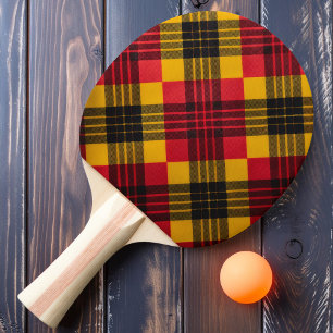 Geschwärztes Plaid Tischtennis Schläger