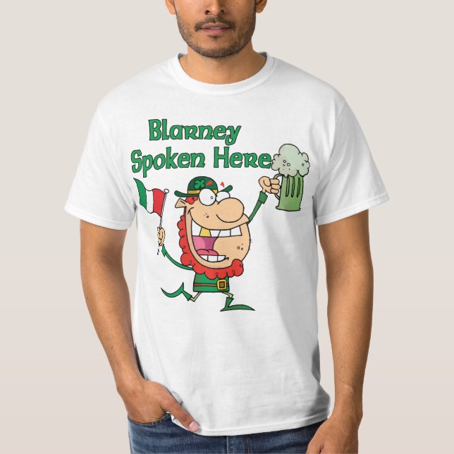 Geschwätz gesprochenes hier T-Shirt (Vorderseite)
