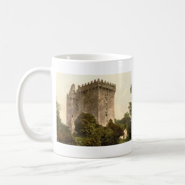 Geschwätz-Schloss, Landkreis-Korken Kaffeetasse (Links)