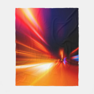 Geschwindigkeit bei Nachtstraßen, Hintergrund, Bew Fleecedecke
