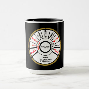 Geschwindigkeit des Titanic-Schiffs Tasse