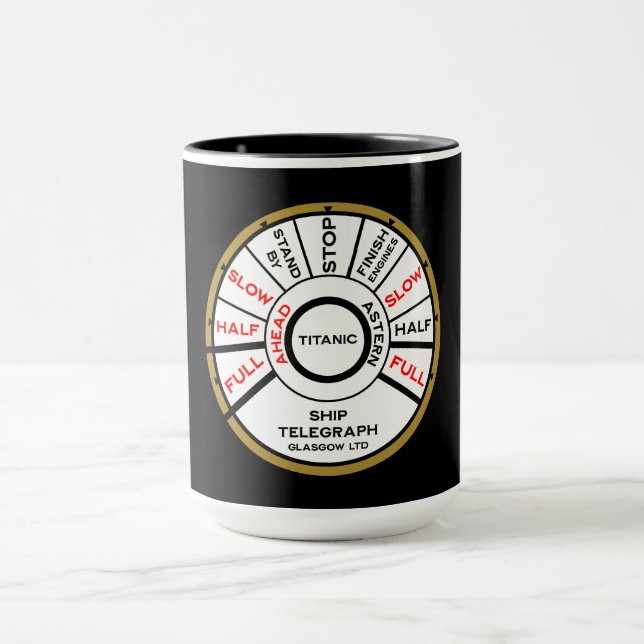 Geschwindigkeit des Titanic-Schiffs Tasse (Zentrum)