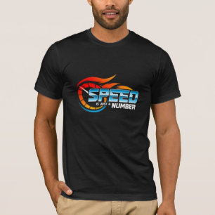 Geschwindigkeit ist nur eine Zahl Automotive Grafi T-Shirt