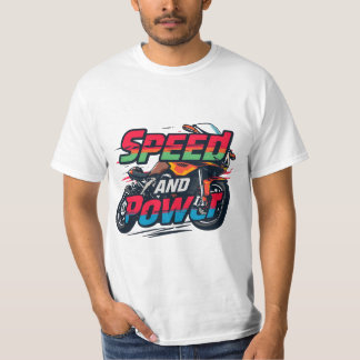 Geschwindigkeit und Power - T - Shirt für Motorrad