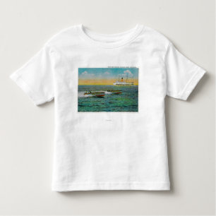 Geschwindigkeits-Bootfahrt in Catalina-Insel, Kleinkind T-shirt