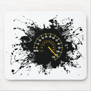 Geschwindigkeits-Emblem-städtische Art 1 Mousepad