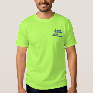 Geschwindigkeits-Skater Besticktes T-Shirt