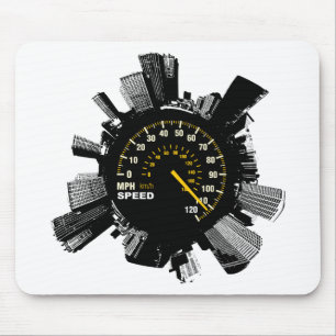 Geschwindigkeits-Stadt 1 Mousepad