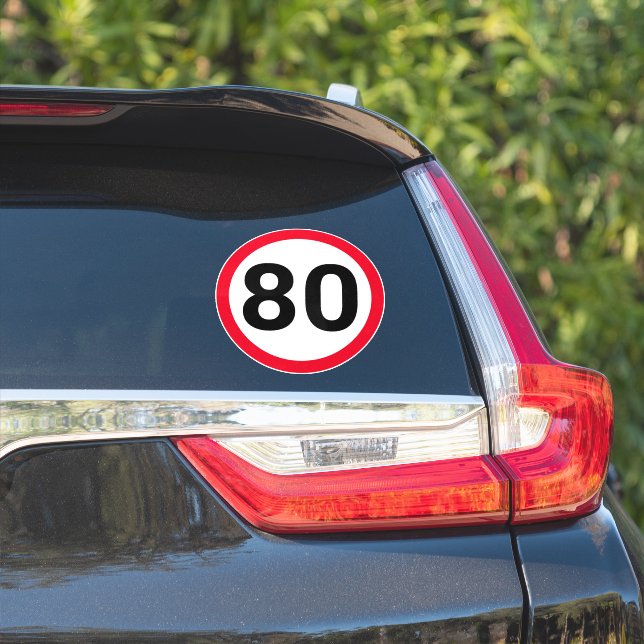 Geschwindigkeitsbegrenzer Aufkleber (Auto Seite)