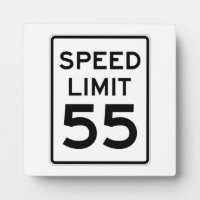 Geschwindigkeitsbegrenzung 55 MPH-Zeichen