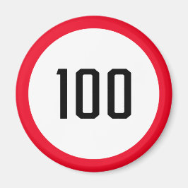 Geschwindigkeitsbegrenzung von 100 km/h | Verkehrs Magnet